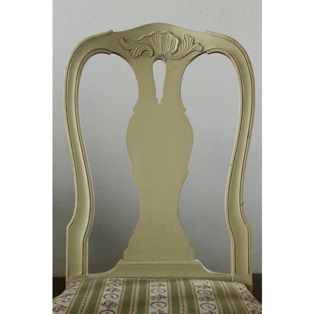 Vintage Louis XV Swedish Rococo Conservatory Chairs, 1900s, Set of 4 For Sale - Image 16 of 18