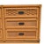Vintage Dixie Rattan and Wood Six-Drawer Dresser With Mirror 1960s For Sale - Image 15 of 15