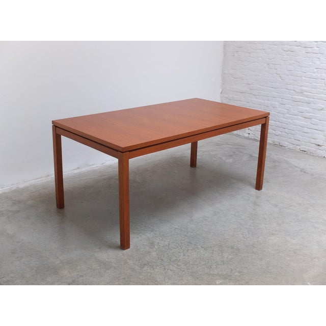 Large Extendable Dining Table by Oswald Vermaercke for V-Form, 1960s For Sale - Image 5 of 18