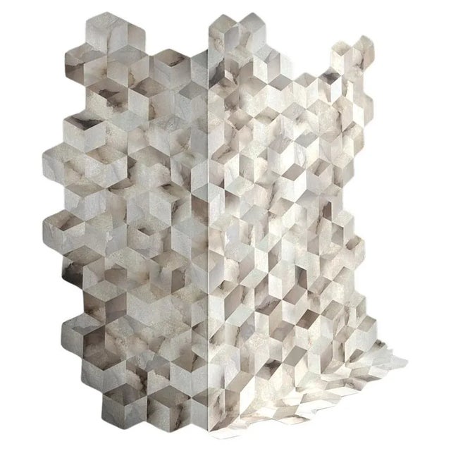 Alabaster Screen by Andrea Giomi For Sale - Image 4 of 4