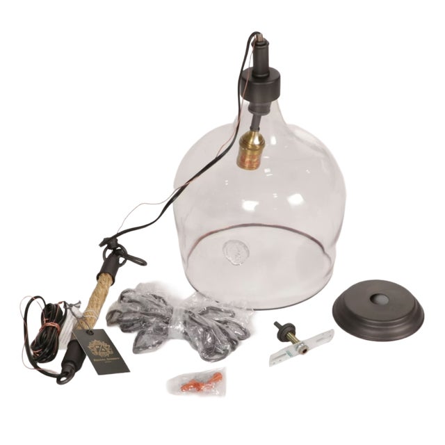 Regina Andrew Demi John Glass Pendant Light For Sale - Image 4 of 10