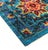 Modern Pasargad Home Azerbaijan Blue Sari Silk Area Rug- 5' 5" X 8' 1" For Sale - Image 3 of 3