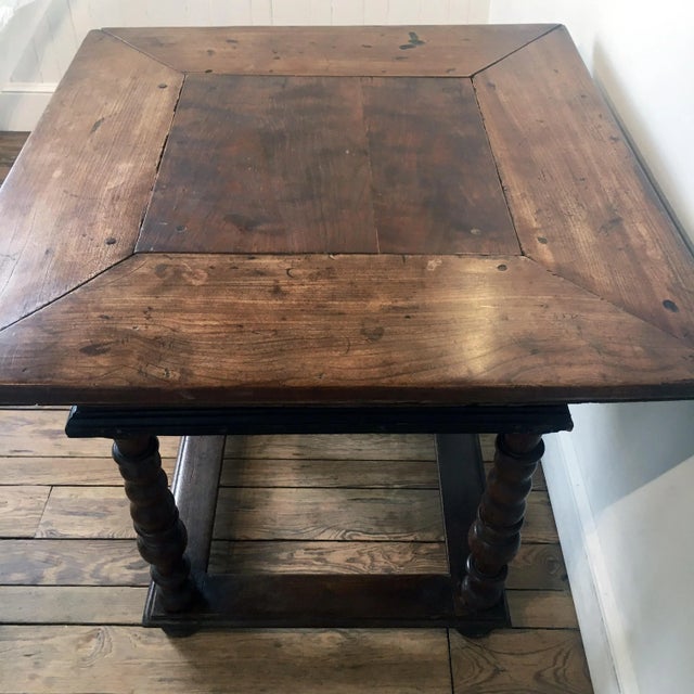 Rustic European 17th Century French Bobbin Turned Tavern Table C. 1680 For Sale - Image 3 of 13