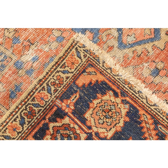 Fine Antique Persian Heriz 9'5" X 13'2" For Sale - Image 9 of 10