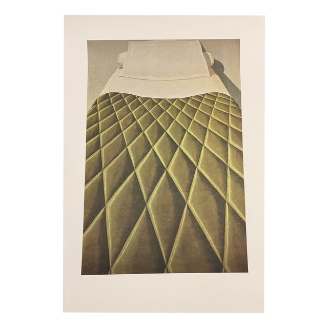 Domenico Gnoli, Green Bed Cover, Print For Sale
