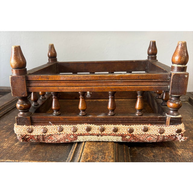 Antique English Foot Stool For Sale - Image 11 of 11