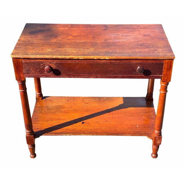 Bay Colony Antiques is pleased to offer for sale this wonderful early 19th century antique New England Cherry & Pine...