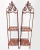 Red Vintage Tall Red Decorative Iron Pagoda Shaped 2 Shelf Room Decor Small Etagere's- A Pair For Sale - Image 8 of 8