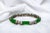 Silver The Pulsera: Outstanding Signed Imperial Fei Cui Jadeite A Jade Bracelet set with Diamonds For Sale - Image 8 of 8