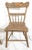 Farmhouse 19th Century Pair of Painted Rustic Primitive Farmhouse Side Chairs For Sale - Image 3 of 10