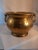 XL Brass Pot Handles Signed Planter Middle Eastern For Sale - Image 10 of 12