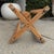 Solid Oak Wood Pedestal Planter Stand For Sale - Image 4 of 5