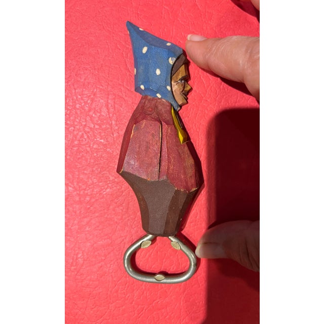 Hand-Carved Vintage Figurine Bottle Opener Possibly Audet, Quebec For Sale In New York - Image 6 of 6