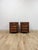 Vintage Nightstands Split Bamboo Reed Four Drawer British Colonial Pair Coastal Regency, Pair For Sale - Image 11 of 12