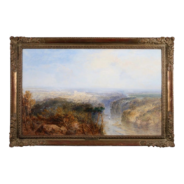 Large Landscape Oil James Webb 1825-1895 Listed British Artist Hammer to 40,000 GBP For Sale