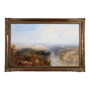 Large Landscape Oil James Webb 1825-1895 Listed British Artist Hammer to 40,000 GBP