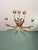 Large Hollywood Regency Brass Chandelier, Belgium, 1970 For Sale - Image 12 of 17