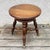 Early 20th Century Early 1900s Adjustable Oak Piano Stool With Glass Ball Claw Feet For Sale - Image 5 of 12