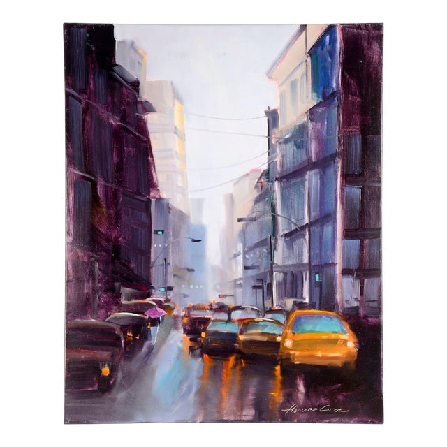 Howard Carr "Forecast Rain" Oil Painting on Canvas Gallery Wrap For Sale