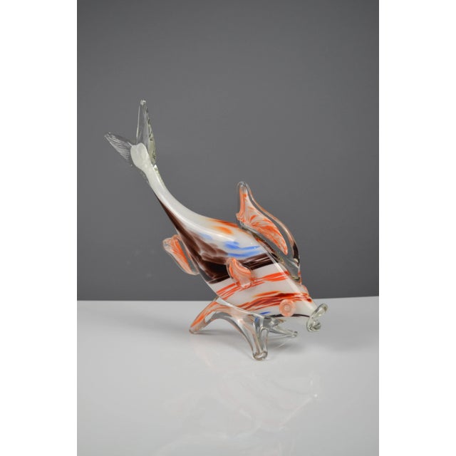 Murano Glass Fish Sculpture, 1960s For Sale - Image 11 of 12