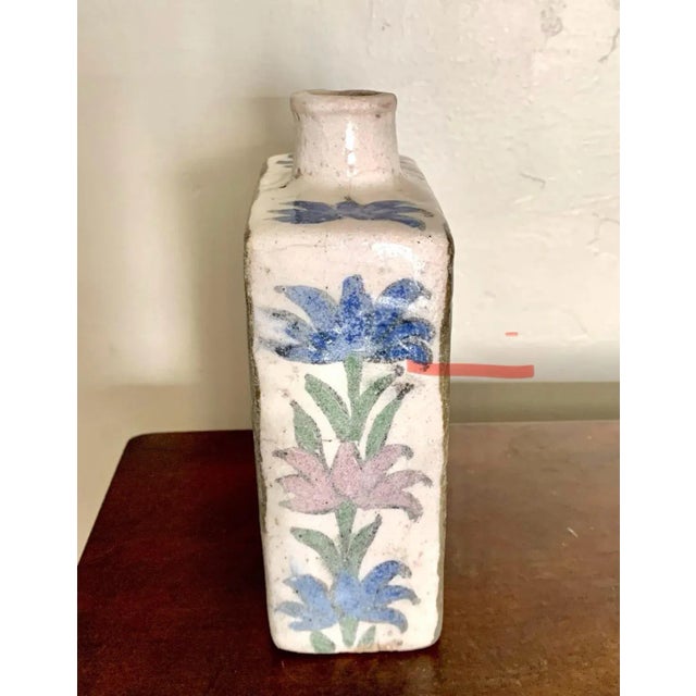 Unique two sided ceramic vase with a man’s portrait Unsigned Excellent condition B27