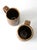 Brown Vintage Rustic Handmade Pottery Mug Pair For Sale - Image 8 of 10