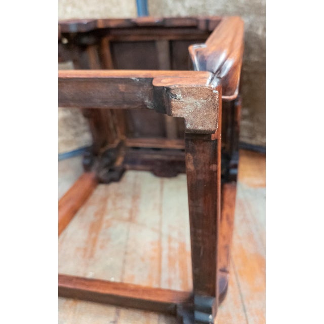 20th Century Rosewood Chinese Fand Deng Side Table or Stool For Sale - Image 16 of 16
