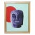 Vintage Purple Bhudda Head Painting For Sale