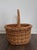 Late 20th Century Vintage French Wicker Market Basket For Sale - Image 5 of 13