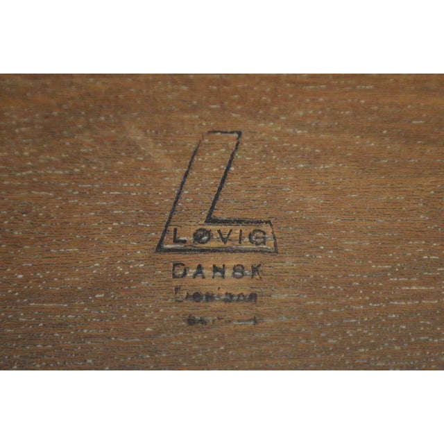 1973 Peter Lovig Signed Teak Flip Top Desk For Sale - Image 13 of 13