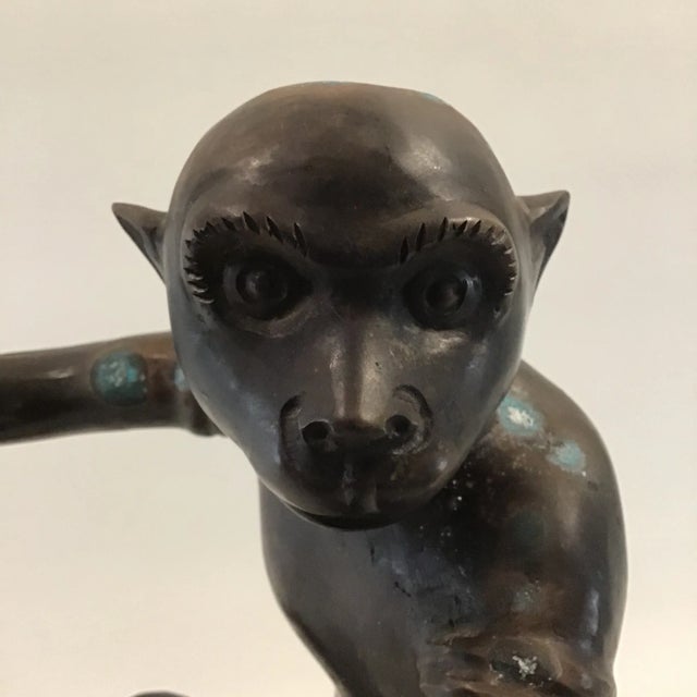 Qing Chinese Tongzhi Bronze Monkey by Tozai Home For Sale In Greensboro - Image 6 of 13