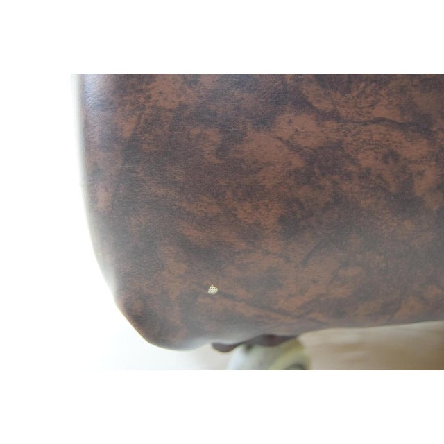 Mid-Century Leatherette Armchairs on Wheels, 1970s, Set of 2 For Sale - Image 16 of 17