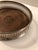 1950s English Pierced Silverplate and Wood Wine Coaster For Sale - Image 4 of 8