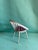 Yngve Ekström Fuchsia and White Circle Chair by Yngve Ekstrom for Swedese, 1960s For Sale - Image 4 of 8