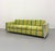 Vintage Postmodern Aluminum Frame Striped Sofa For Sale - Image 4 of 7