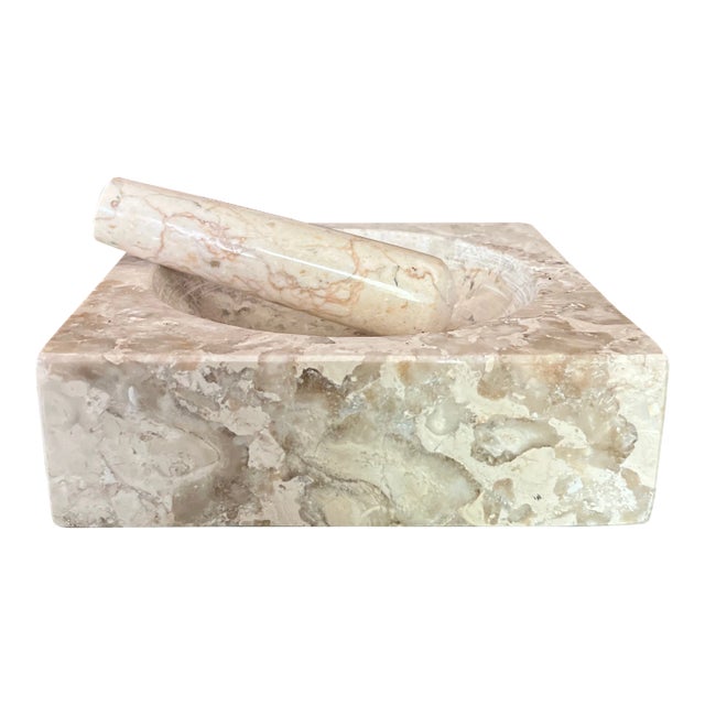 1960s Marble Mortar and Pestle For Sale