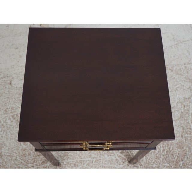 Kittinger Mahogany 2 Drawer Nightstand For Sale In Philadelphia - Image 6 of 16