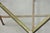 Vintage Hollywood Regency Brass Faux Bamboo Square Glass Top Low Side Table For Sale In Philadelphia - Image 6 of 15