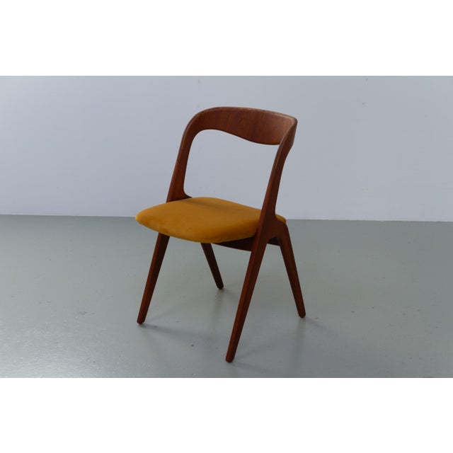 Brown Danish Teak Sonja Side Chair by Johannes Andersen for Vamo, 1960s. For Sale - Image 8 of 18