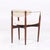 Wood Dan Johnson for Selig Viscount Mid Century Brass and Walnut Chair For Sale - Image 7 of 9
