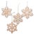 Assorted Snowflake Cookie Ornaments, Assorted Set of 8 For Sale