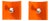 Space Age Metal Wall Lamps in Orange by Klaus Hempel for Kaiser Leuchten, 1960s, Set of 2 For Sale