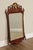 High Quality American Made Carved Mahogany Wall Mirror with Partial Gilt Phoenix Decoration