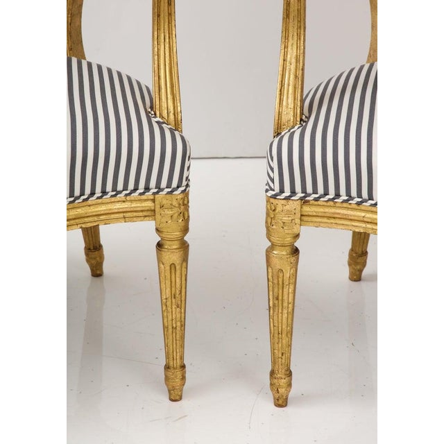 Pair of Louis XVI Style Fauteuils For Sale In New York - Image 6 of 9
