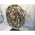 Wood Vine Disc on Iron Stand For Sale - Image 7 of 14