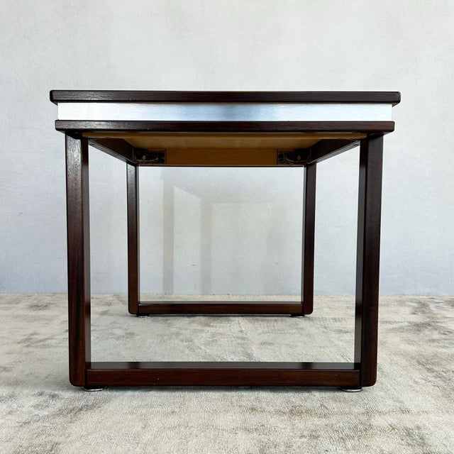 Brown Rosewood Table from Möbelfabriks AB Carlsson & Co, 1970s For Sale - Image 8 of 11