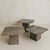 Trio of Italian Gray + Mauve Marble Nesting Tables, 1970s For Sale - Image 9 of 18