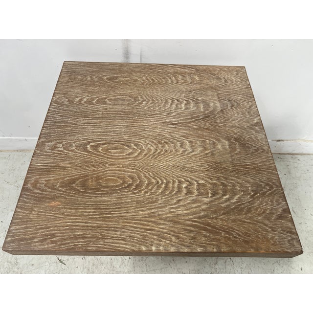 20th Century Art Deco Coffee Table in Limed Oak For Sale - Image 5 of 8
