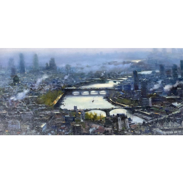 Contemporary “Morning Fog” Oil Painting by Vakhtang For Sale - Image 3 of 3
