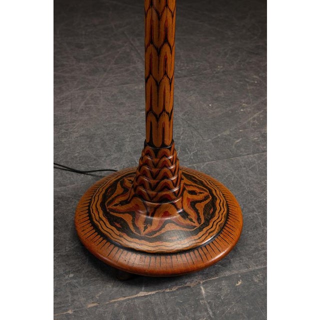 Amsterdam School Standing Lamp by Louis Bogtman, 1920s For Sale - Image 3 of 11